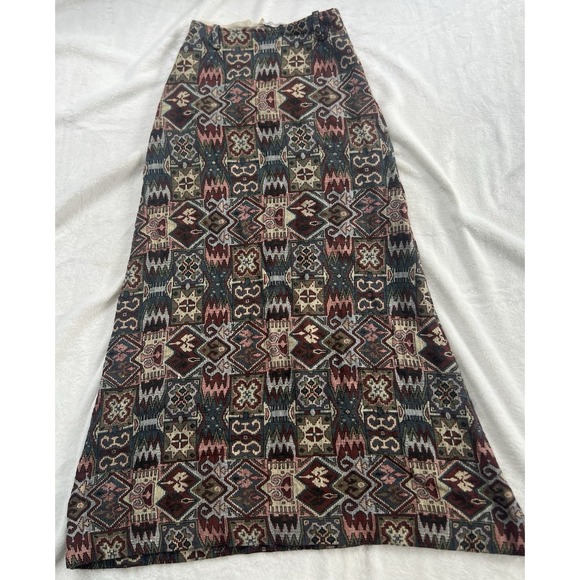 Vintage SUMMIT OF BOSTON Tapestry‎ Retro Midi Geometric Skirt Small - Picture 11 of 16